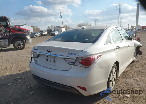 2012 Hyundai Sonata Hybrid из США, поврежденный, VIN KMHEC4A49CA046734